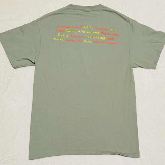 Dominic Fike DF Tracklist T-Shirt-Unisex T-Shirt Size Medium - Picture 4 of 5